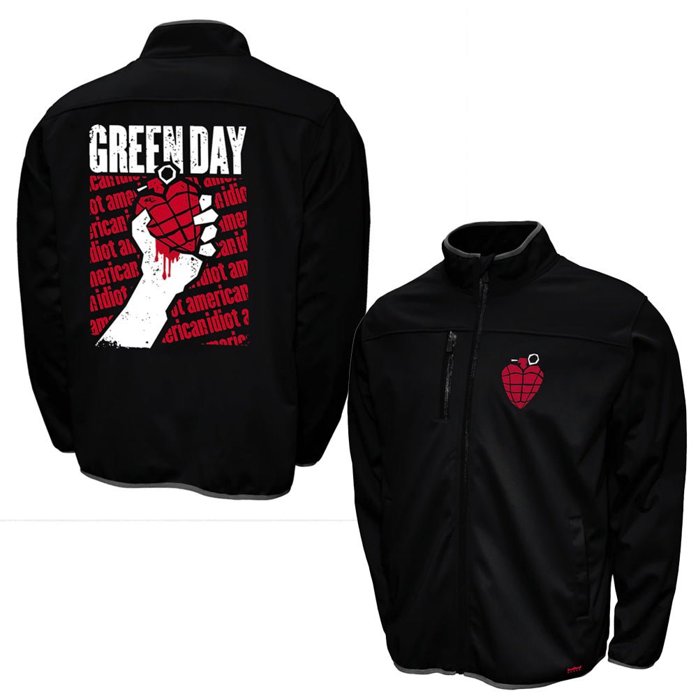 GREEN DAY - (来日 30周年 ) - American Idiot 20周年記念 / Softshell Jacket / バックプリントあり